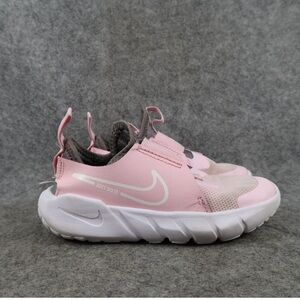 Nike Shoes Kids 12C Slip On Sneakers Flex Runner Active Trainer Pink Running